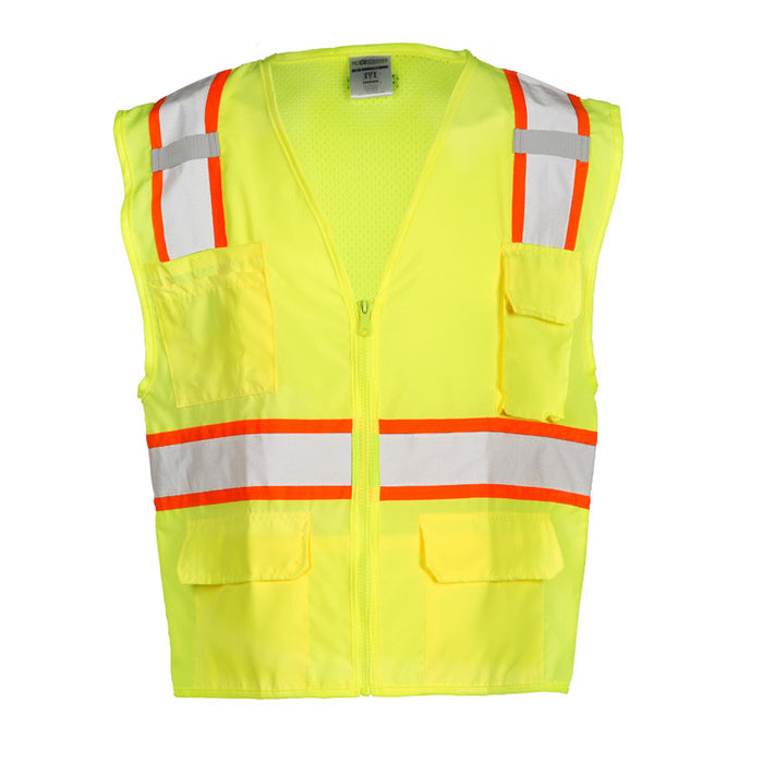 1163/1164 - Kishigo Solid Front with Mesh Back Vest