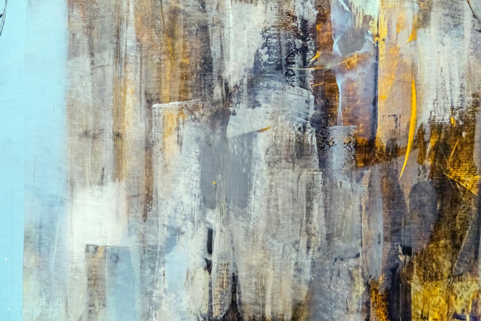 30x40 Small - Abstract - Light Blue