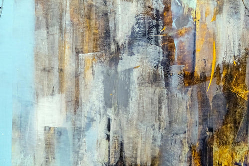 30x40 Small - Abstract - Light Blue
