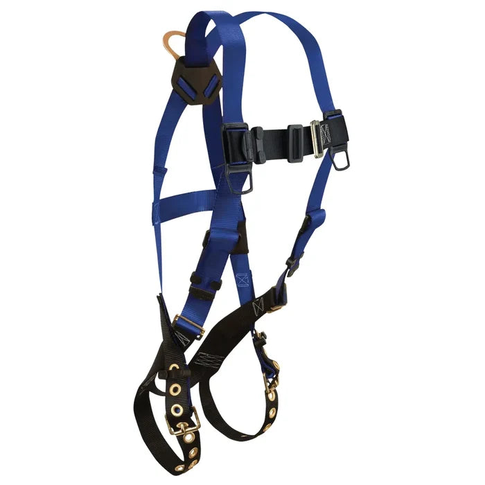 7016 - Contractor 1D Standard Non-belted Full Body Harness, Tongue Buckle Leg Adjustment