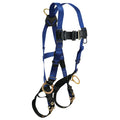7018 - Contractor 3D Standard Non-belted Full Body Harness, Tongue Buckle Leg Adjustment