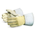 Action Kevlar Knit with Leather Palms, 4" Gauntlet (1 dozen)
