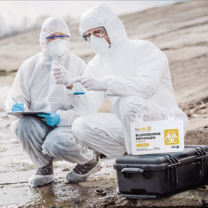 AERO - Surefill Bloodborne Pathogen 10 Series Kit OSHA compliant