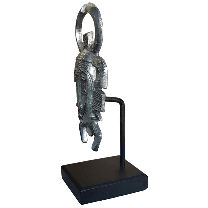 African Mask Senufo Tribe - Aluminium