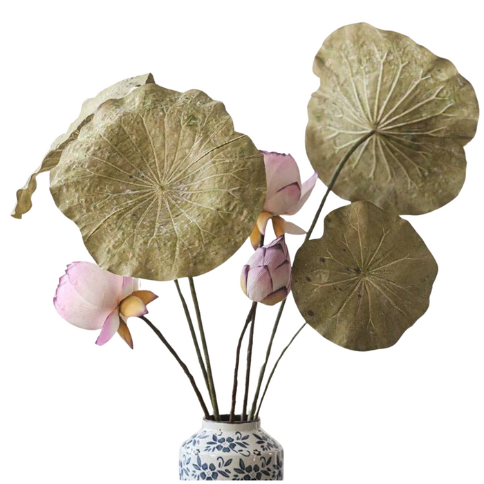 Artificial Rustic Lotus Stem - Nested