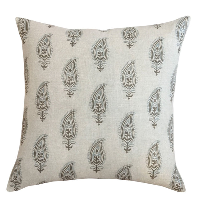 Decorative pillow with a pattern on a white background
