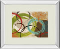 Away We Go I By Katrina Craven - Mirror Framed Print Wall Art - Beige