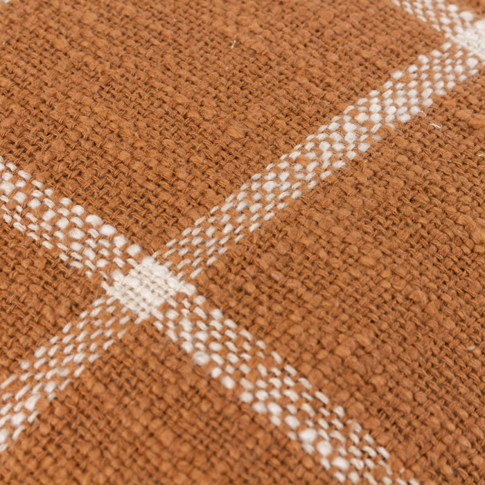 Beni Cushion Ginger/Natural: Ginger/Natural / Polyester Filled / 45 x 45cm