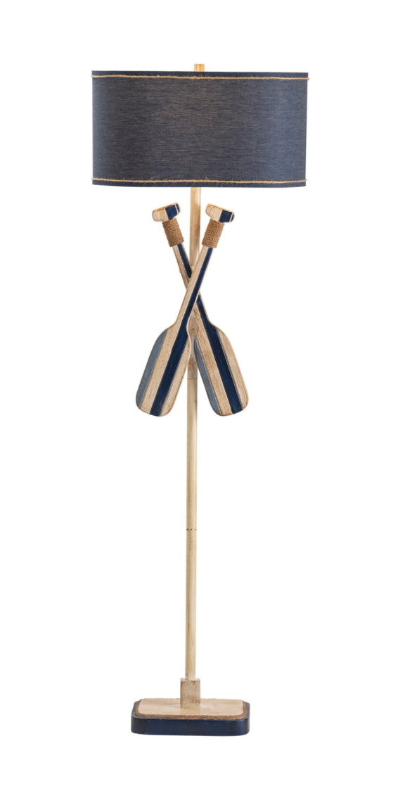 Boat Oar Floor Lamp