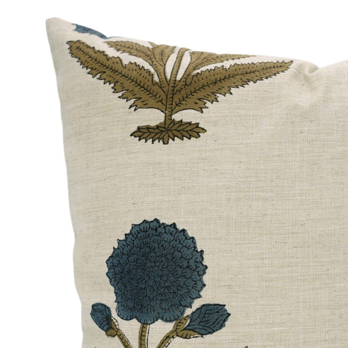 Bohemian Block Design Linen Blend Pillow Cover - Badshah: Linen Blend / One Side / 18X18