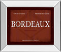 Bordeaux By Paola Viveiros - Mirror Framed Print Wall Art - Dark Red