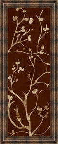 Branching Out I By Diane Stimson - Framed Print Wall Art - Dark Brown