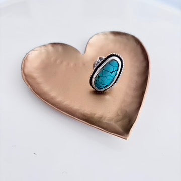 Brass Heart Tray