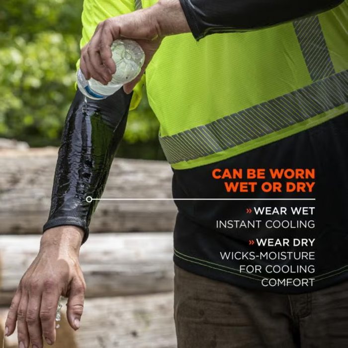 Chill-Its 6691 Cooling Arm Sleeves - Box-Handling Grip (Pair)
