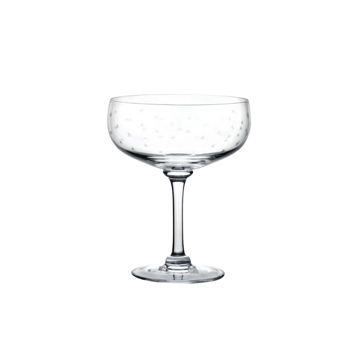 Cocktail Glasses With Stars Design - Set of 4