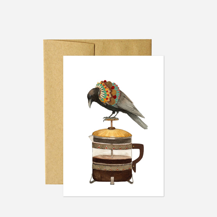 Coffee Crow-Card