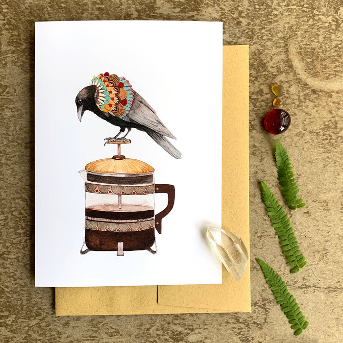 Coffee Crow-Card