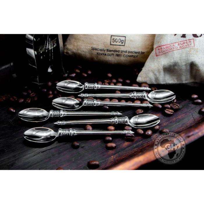 Coffee Spoon Set of 6 - Noble Collection - Diana Carmichael