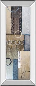 Color Of Rain I By Michael Marcon - Mirror Framed Print Wall Art - Beige