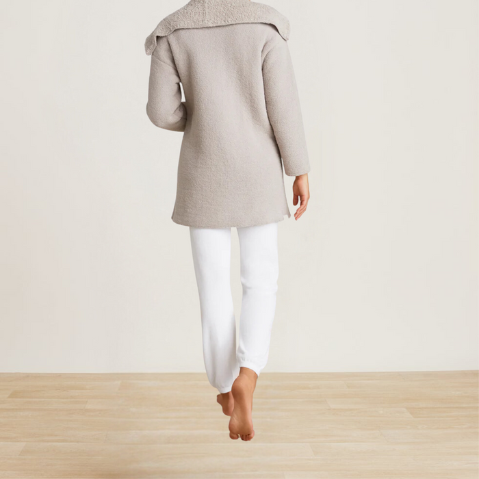 CozyChic Shearling Drape Car Coat