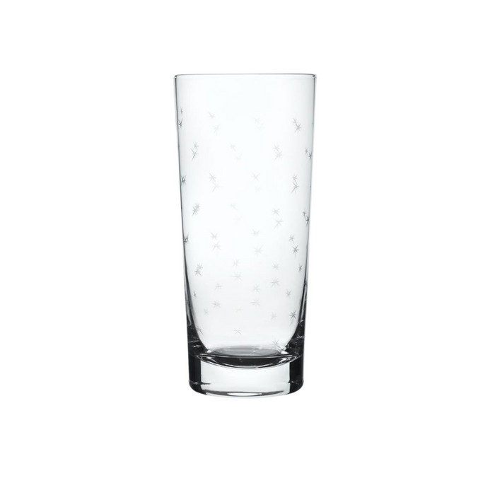 Crystal Highballs With Stars Design - Set of 4