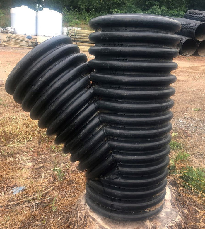 Culvert 12" Dual wall WYE Y