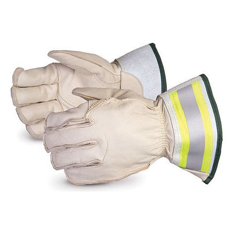 Deluxe Lineman Glove, 2" Reflective Gauntlet Cuff (1 dozen)