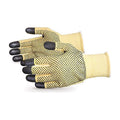 Dexterity Cut-Resistant Glove with PVC Dots, Nitrile Fingertips (1 dozen)