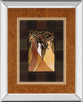 Divine Grace Il By Rob Hefferan - Mirror Framed Print Wall Art - Light Brown