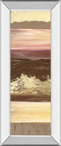 Down Under I By Dlynn Roll - Mirror Framed Print Wall Art - Beige