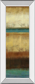 Earth By Allison Pearce - Mirrored Framed Print Wall Art - Beige