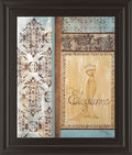 Elegance By Hamkimipour-ritter Framed Print Wall Art - Beige