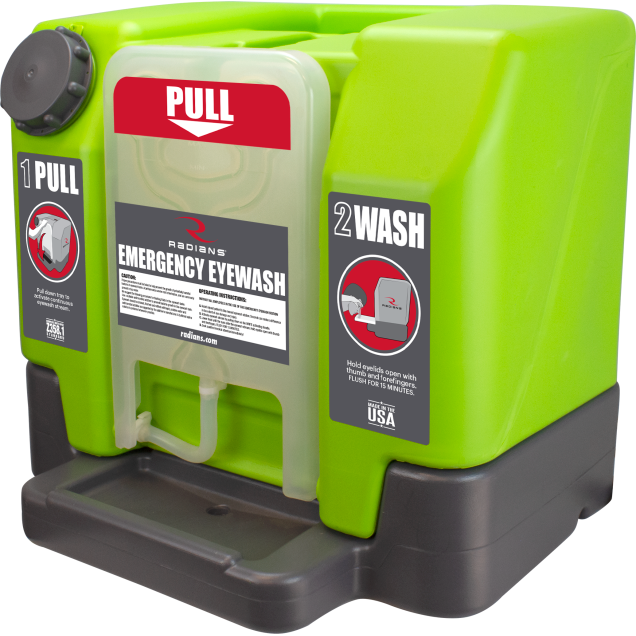 Emergency eyewash station, 12 gallon eyewash station