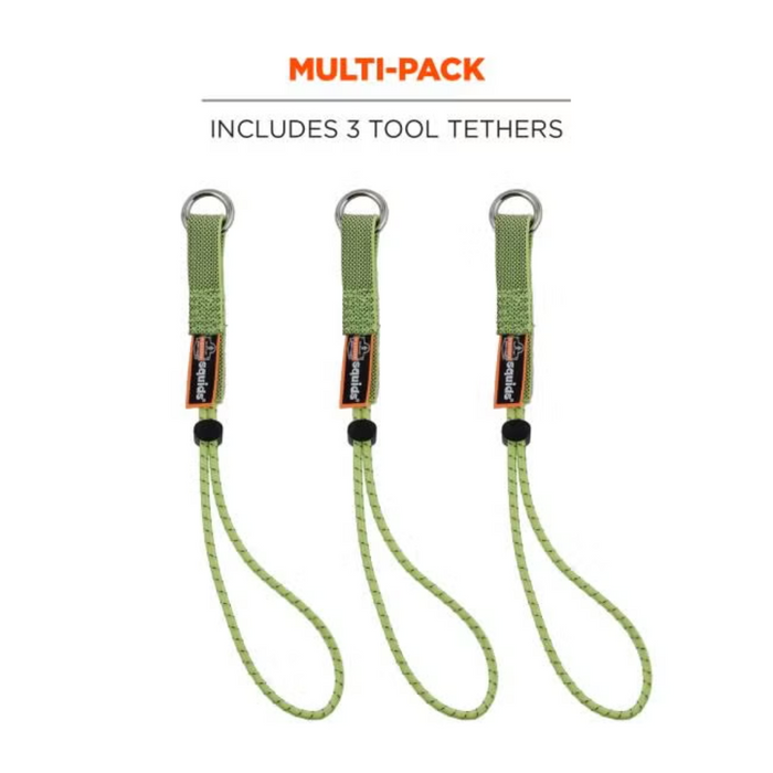 Ergodyne Squids 3703 Elastic Tool Tether Attachment - Loop Tool Tails - 15lbs
