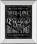 Everyone Becomes By Sundance Studio - Mirror Framed Print Wall Art - Black