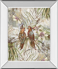 Eye To Eye By Sofi Taylor - Mirror Framed Print Wall Art - Green