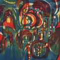 Naoko MATSUBARA - Fire Works - Color woodcut  detail