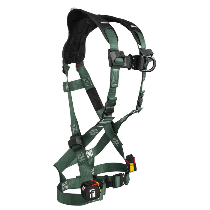 FT-1910 2D Climbing Non-Belted Full Body Harness, Quick-Connect Leg Adjustment