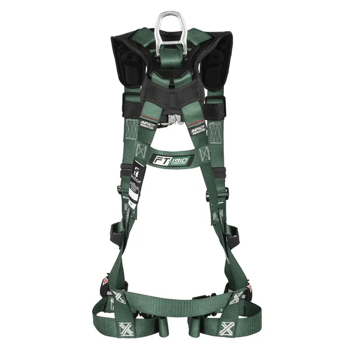 FT-1910 2D Climbing Non-Belted Full Body Harness, Quick-Connect Leg Adjustment