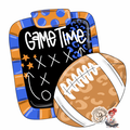 Game Time Football and Clipboard Cutouts and Kits