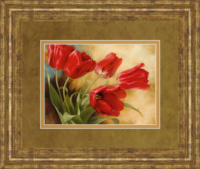 Garden In Hollard Il By Igor Levashou - Framed Print Wall Art - Light Brown