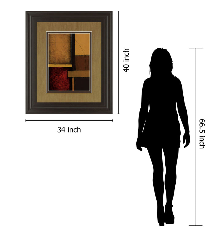 Gateways I By Patrick St. Germain - Framed Print Wall Art - Light Brown