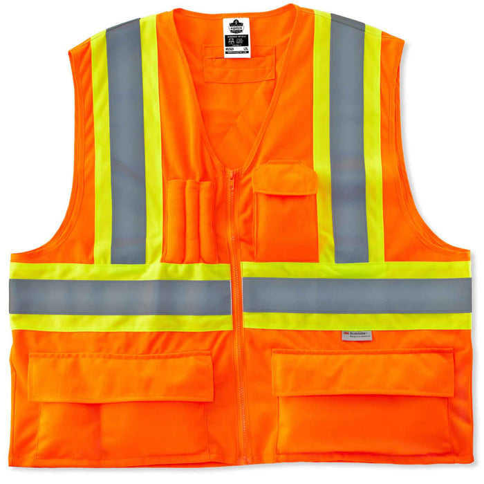 GloWear 8235ZX Type R Class 2 Two-Tone X-Back Vest