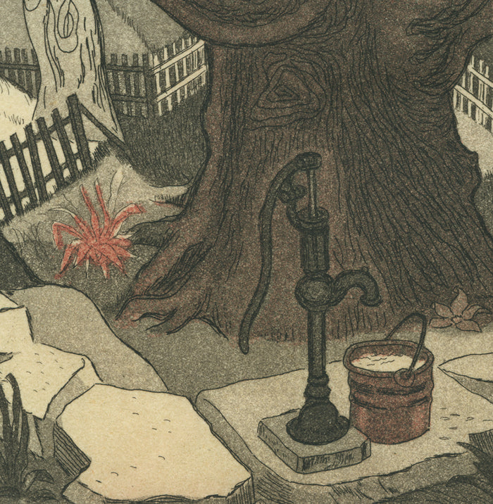 George Jo Mess - Handy Pump - intaglio