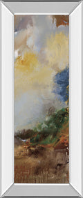 Haven By Cat Tesla - Mirror Framed Print Wall Art - Real Glass - Light Blue