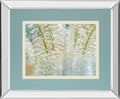 Humbled By Frank Assaf - Mirror Framed Print Wall Art - Light Blue