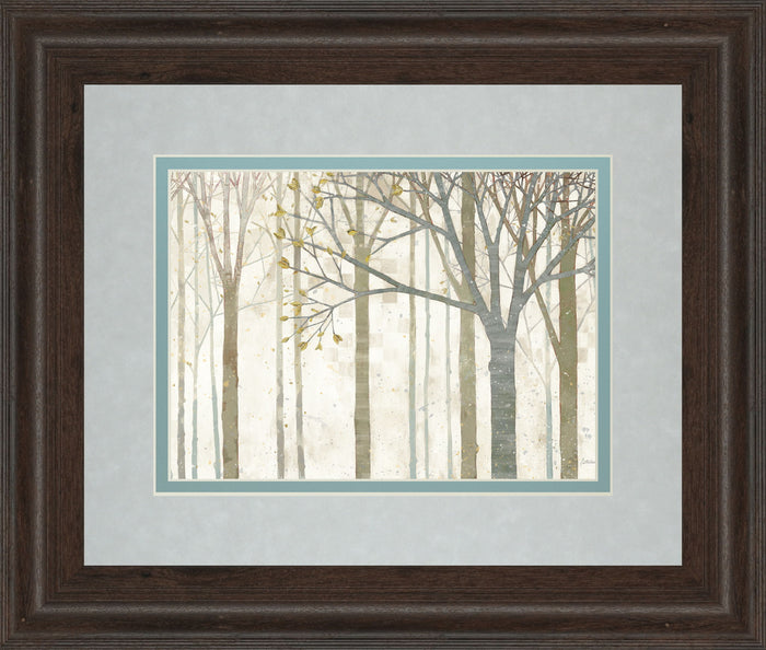 In Springtime No Border By Katherine Lowell - Framed Print Wall Art - Beige