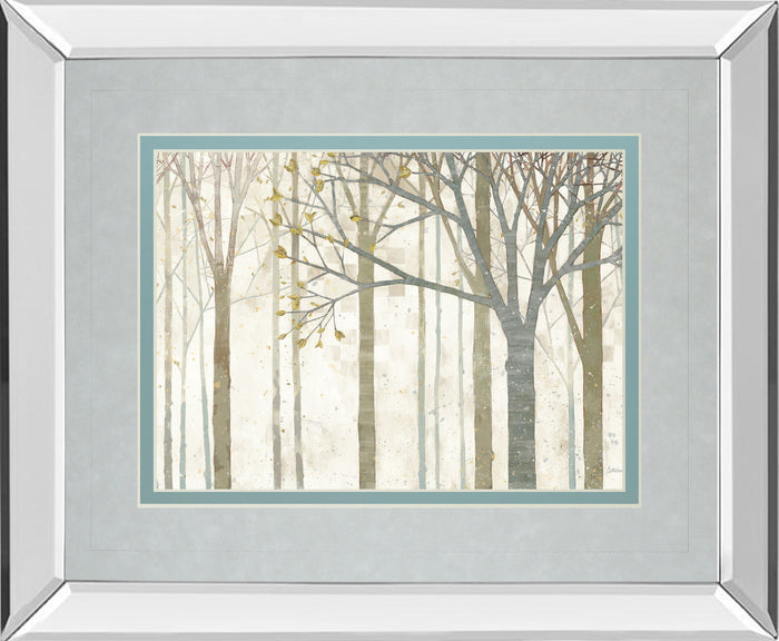 In Springtime No Border By Katherine Lowell - Mirror Framed Print Wall Art - Beige
