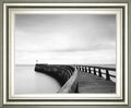 Into The Mist By Papiorek - Framed Print Wall Art - Gray
