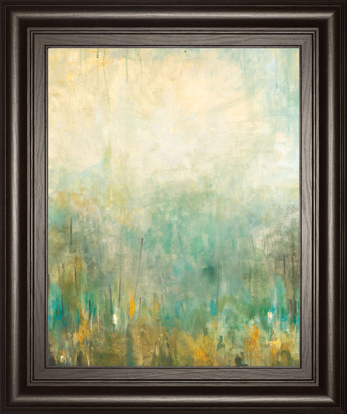 Jardin Vert By Pasion - Framed Print Wall Art - Beige